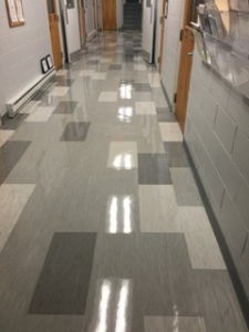 floors being cleaned with our office cleaning services in rochester nh